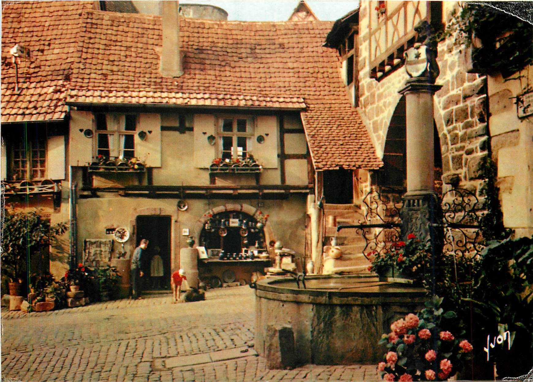 CPM Riquewihr Haut Rhin Dans un cadre authentique du Moyen age au pied du Dolder 