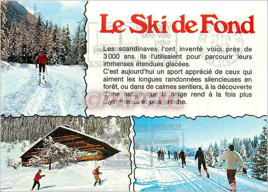CPM Le Ski de Fond Les scandinaves l'ont invente voici pres de 3000 ans 