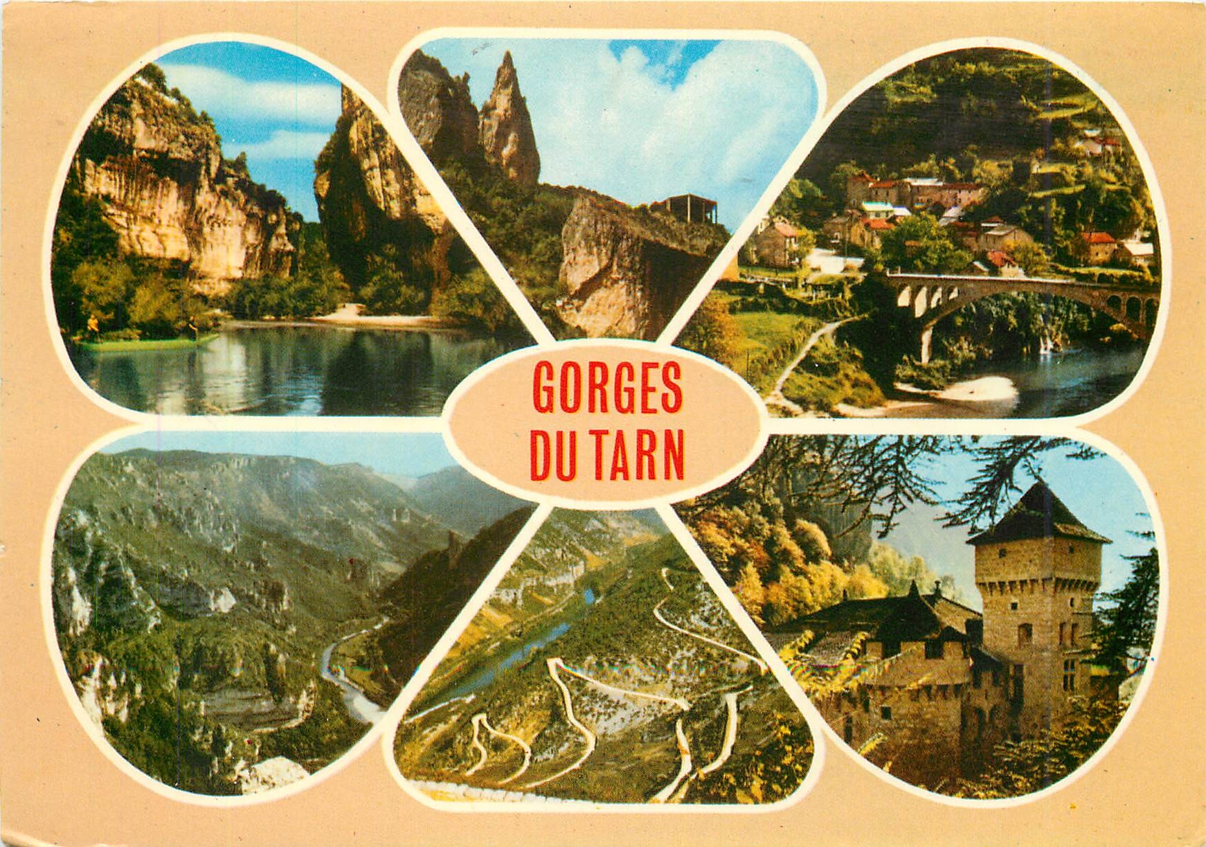 CPM Gorges du Tarn Les Detroits Le Roc Aiguille St Chely 