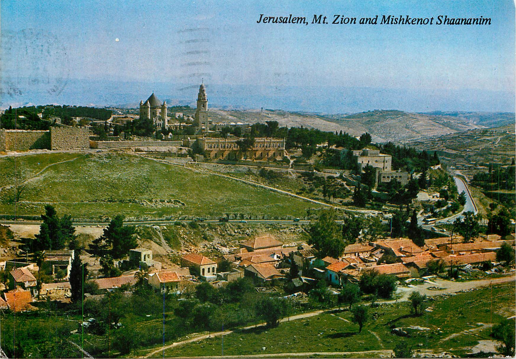 CPM Jerusalem Mt Zion and Mishkenot Shaananim 