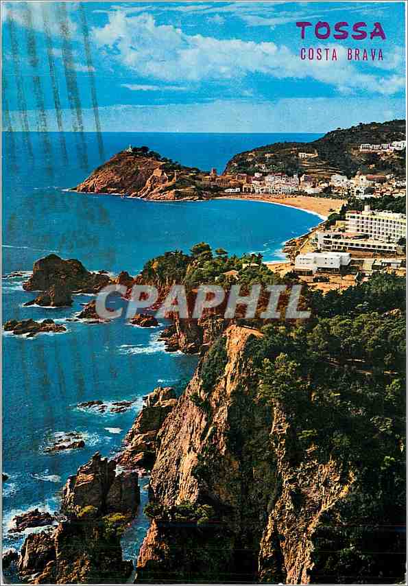 CPM Tossa de Mar Costa Brava La nature a uni de l'art et de la grace dans ce morceau du monde 