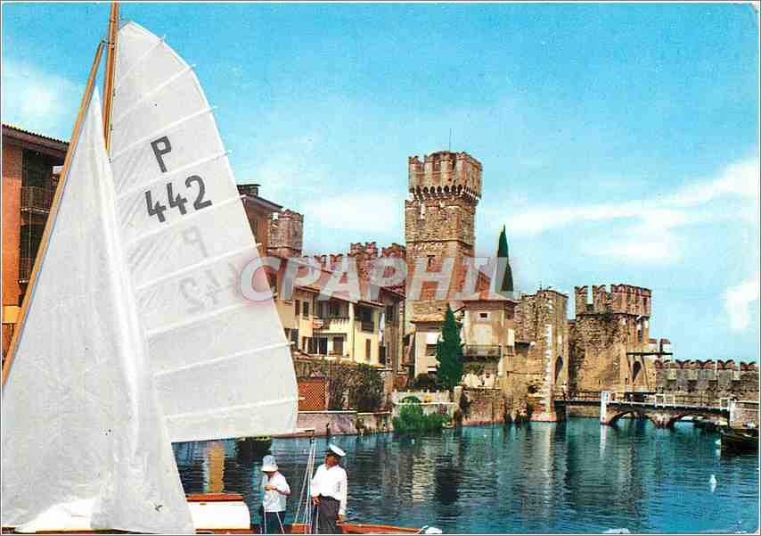 CPM Sirmione Lago di Garda Le Chateau 
