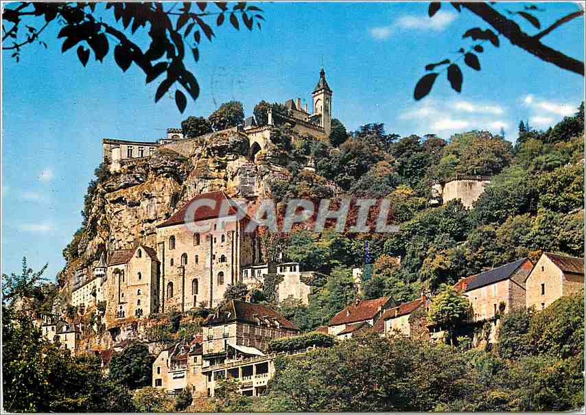 CPM Rocamadour Lot Echappee sur le site pittoresque de Rocamadour 