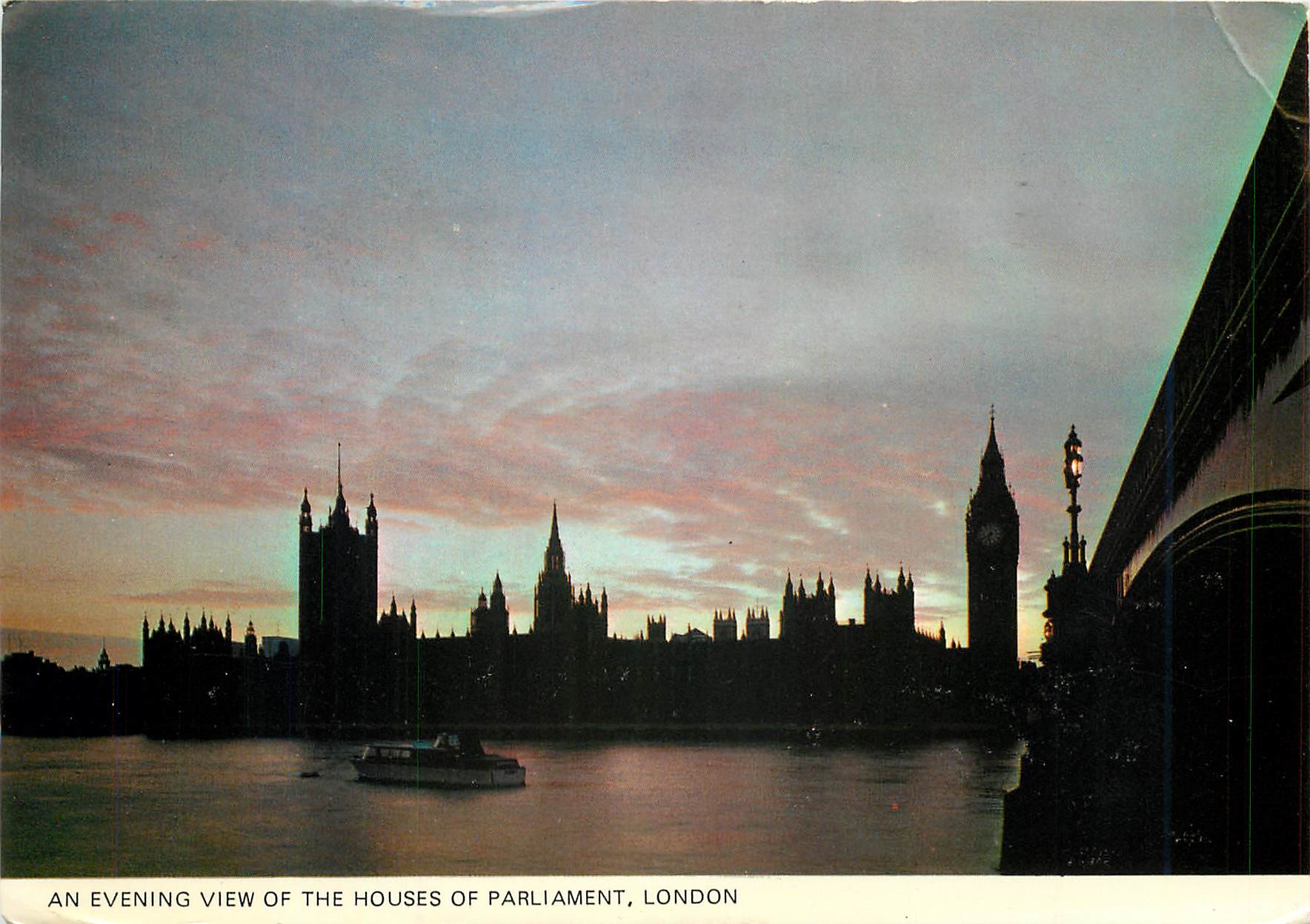 Ansicht der Houses of Parliament in London — Abend — Colourmaster International