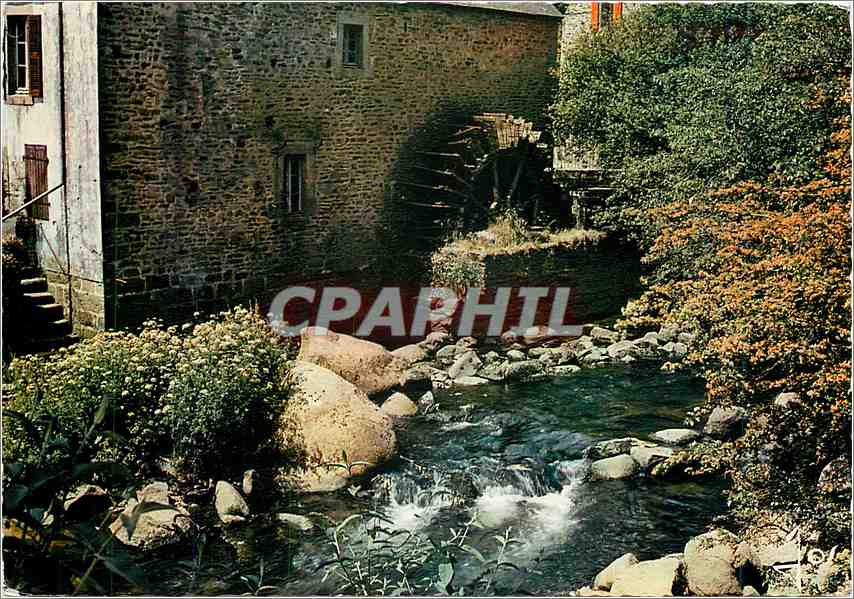 CPM Pont Aven Finistere Ville de renom quatorze moulins quinze maisons 