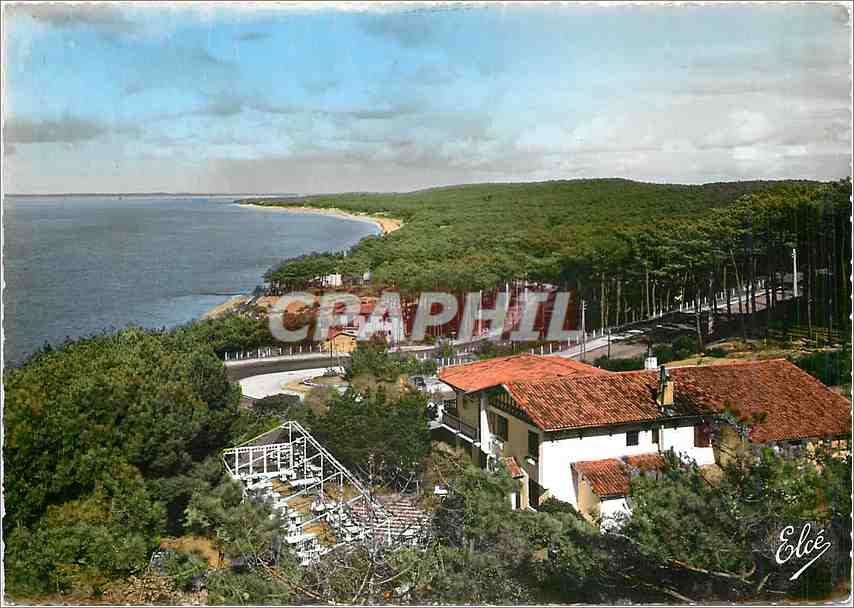 Bassin d'Arcachon — Vue sur la Forêt et la Corniche — L. Chatagneau - Reproduit