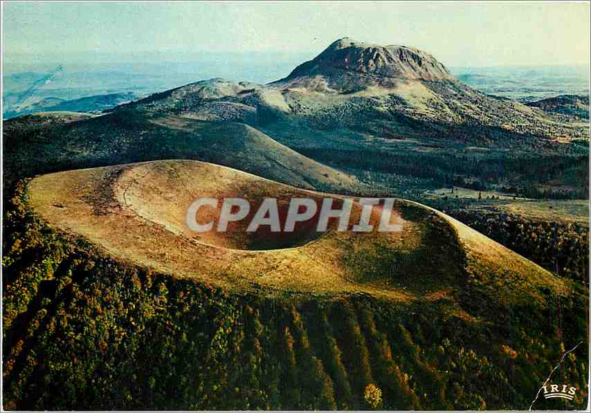 Puy de Dôme — cratères emboîtés — IRIS