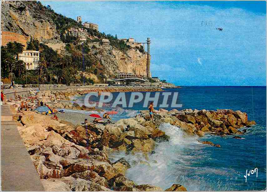 CPM Couleurs et Lumiere de France La Cote d'Azur miracle de la nature Menton Alpes Maritimes Le bord