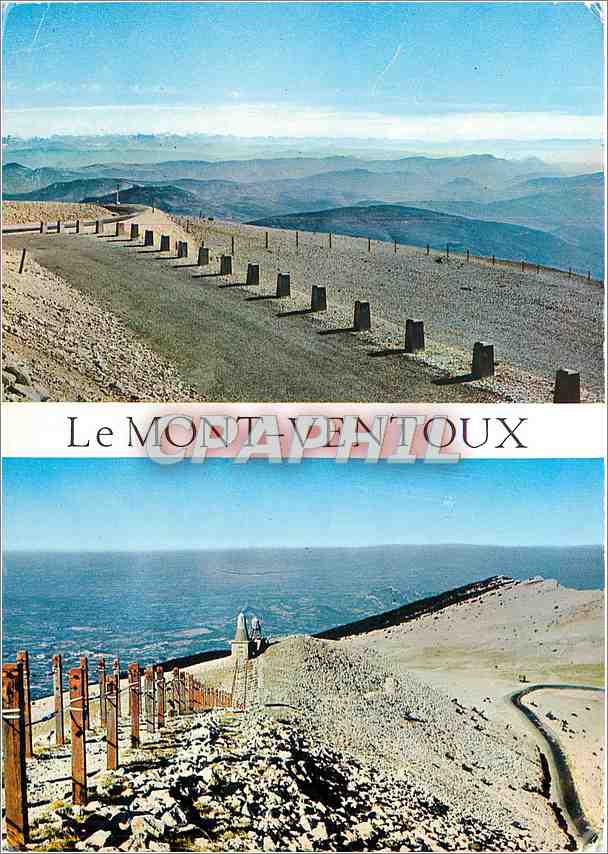 CPM Le Mont Ventoux Panorama circulaire le plus etendu d'Europe 