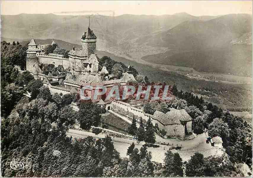 CPM Haut Koenigsbourg B Rhin Vue generale aerienne du Chateau 