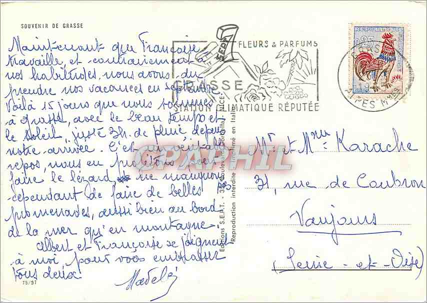 CPM Grasse  — Rückseite