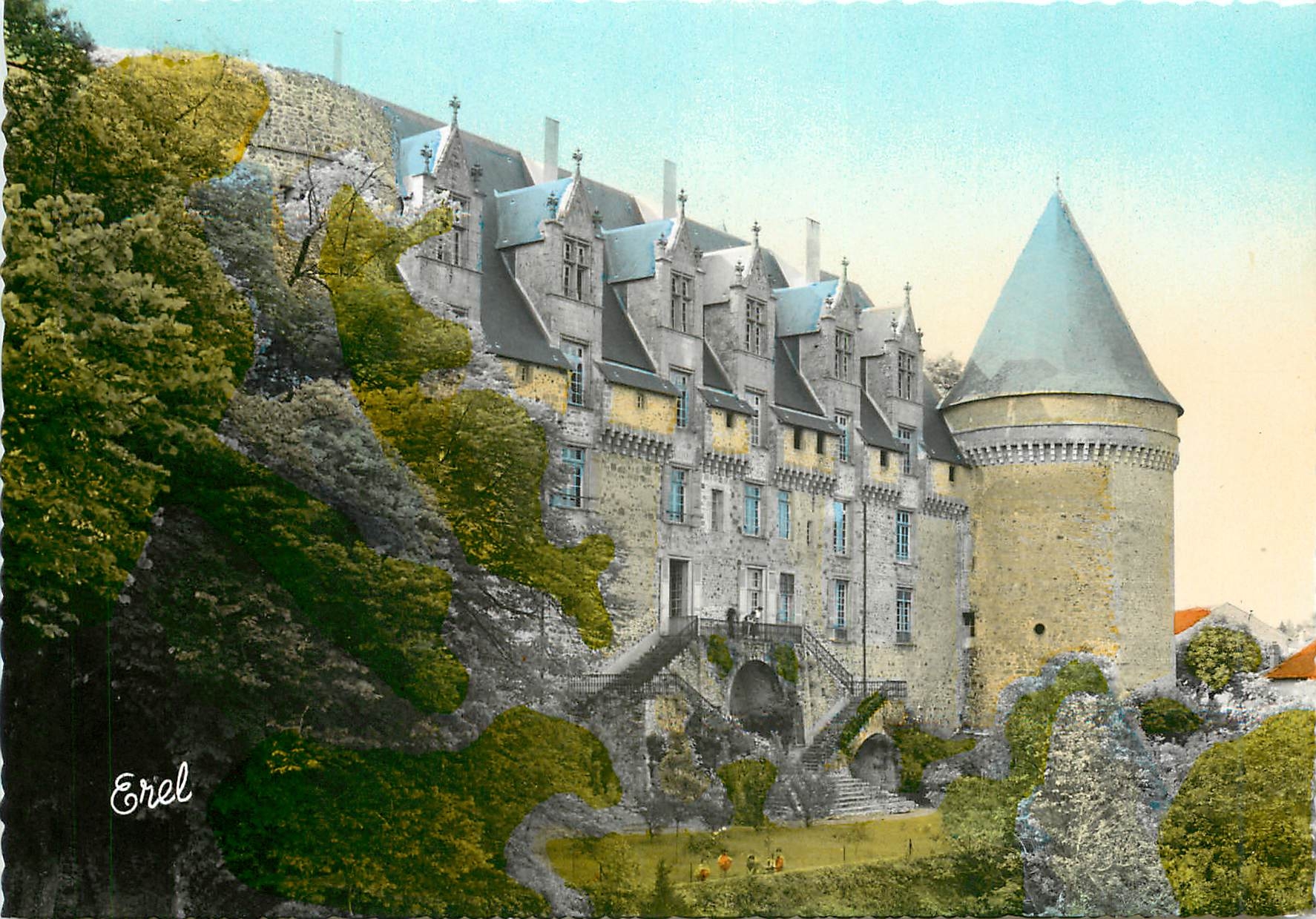 CPM Charme de France Limousin Chateau de Rochechouart 