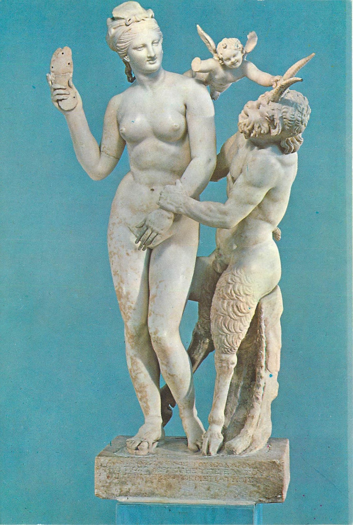 CPM Athenes Musee National Venus Pan et Eros 