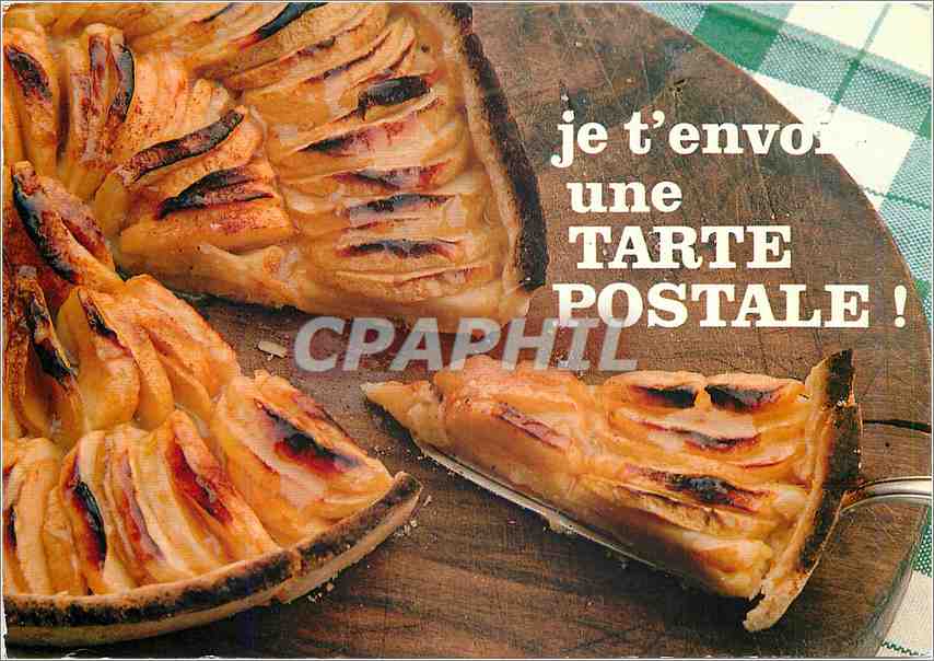 CPM Je t'envoie une Tarte Postale 
