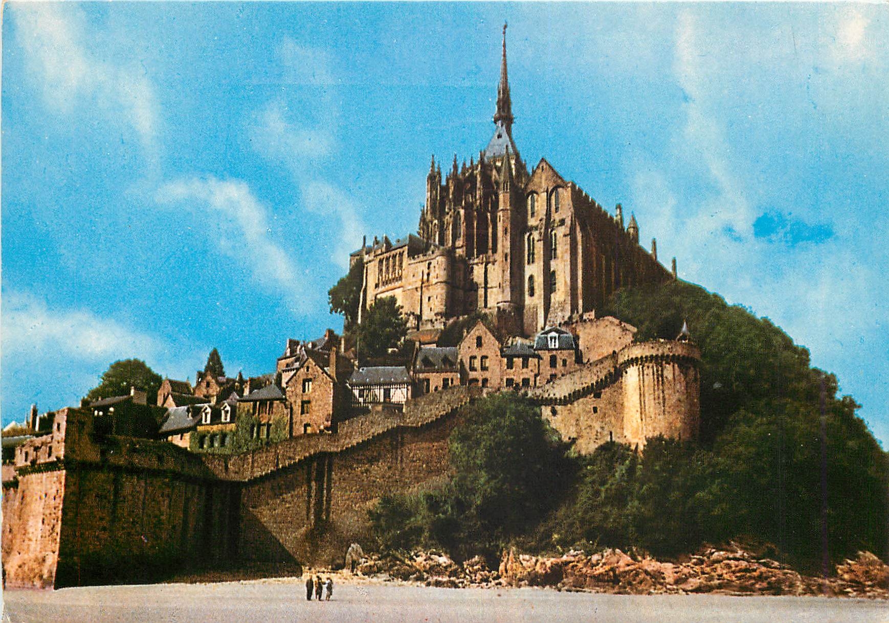 Mont-Saint-Michel — Allgemeiner Blick nach Westen — Verleger La Merveille, Nr. 351