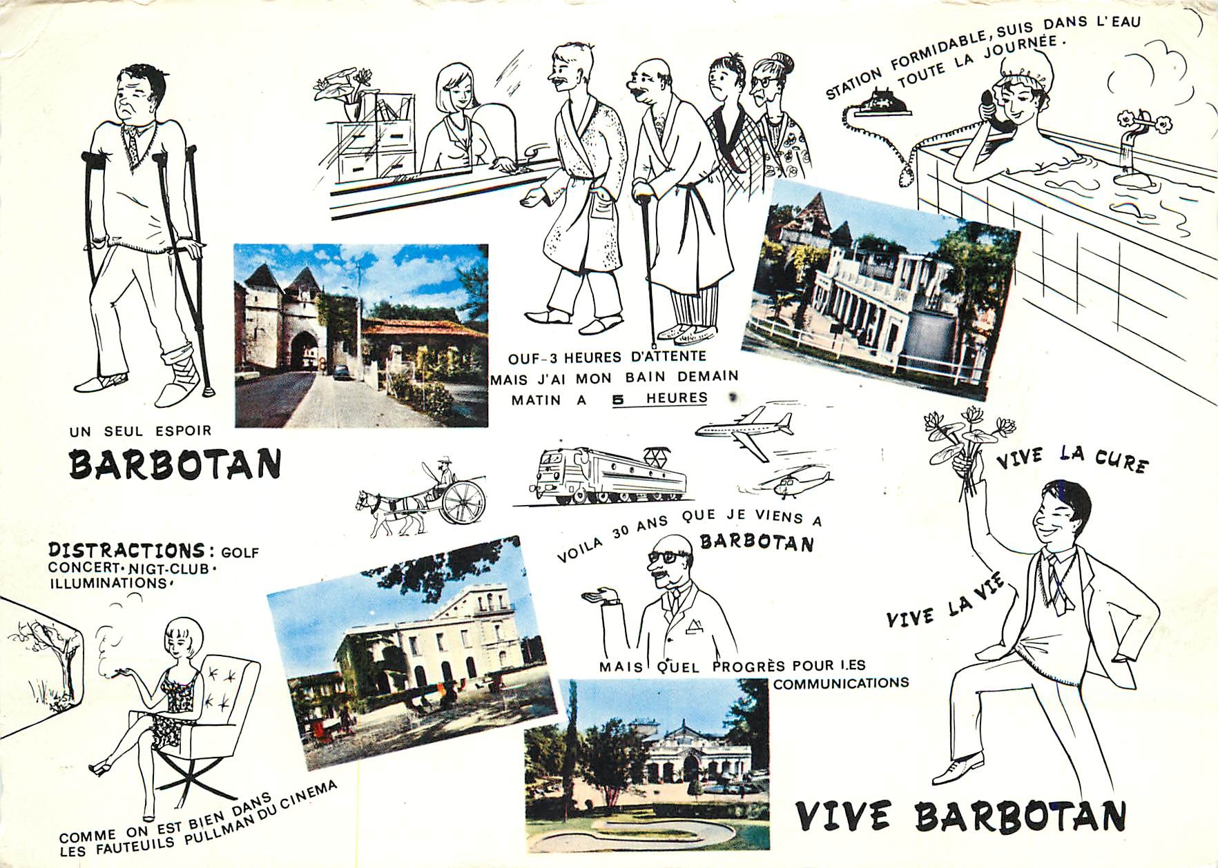 Barbotan — Station thermale — Imprimeur Maçon (71, S.&L.)