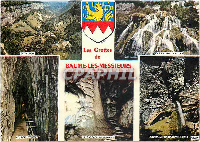 CPM Les Grottes de Baume Les Messieurs 
