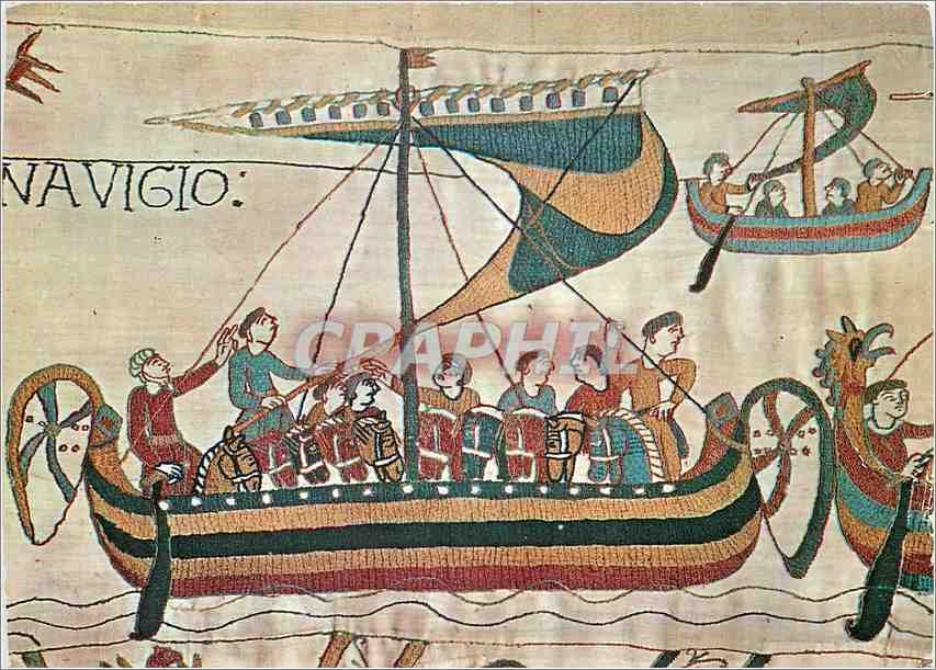 CPM Bayeux Calvados Telle du Conquest dite Tapisserie dela Reine Mathilde 