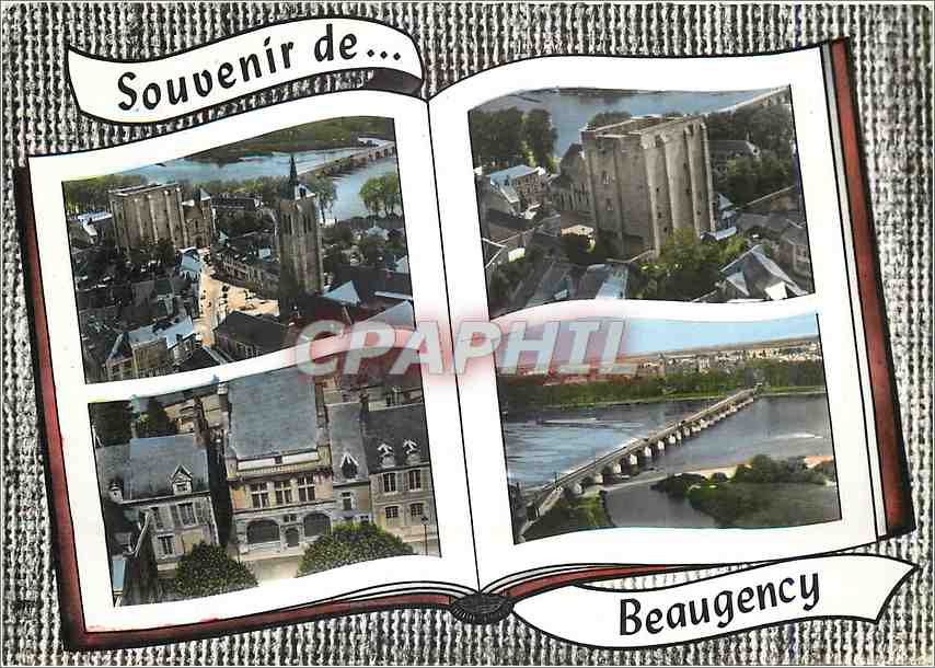 CPM Souvenir de Beaugency Loiret La Tour Cesar et Tour St Firmin 