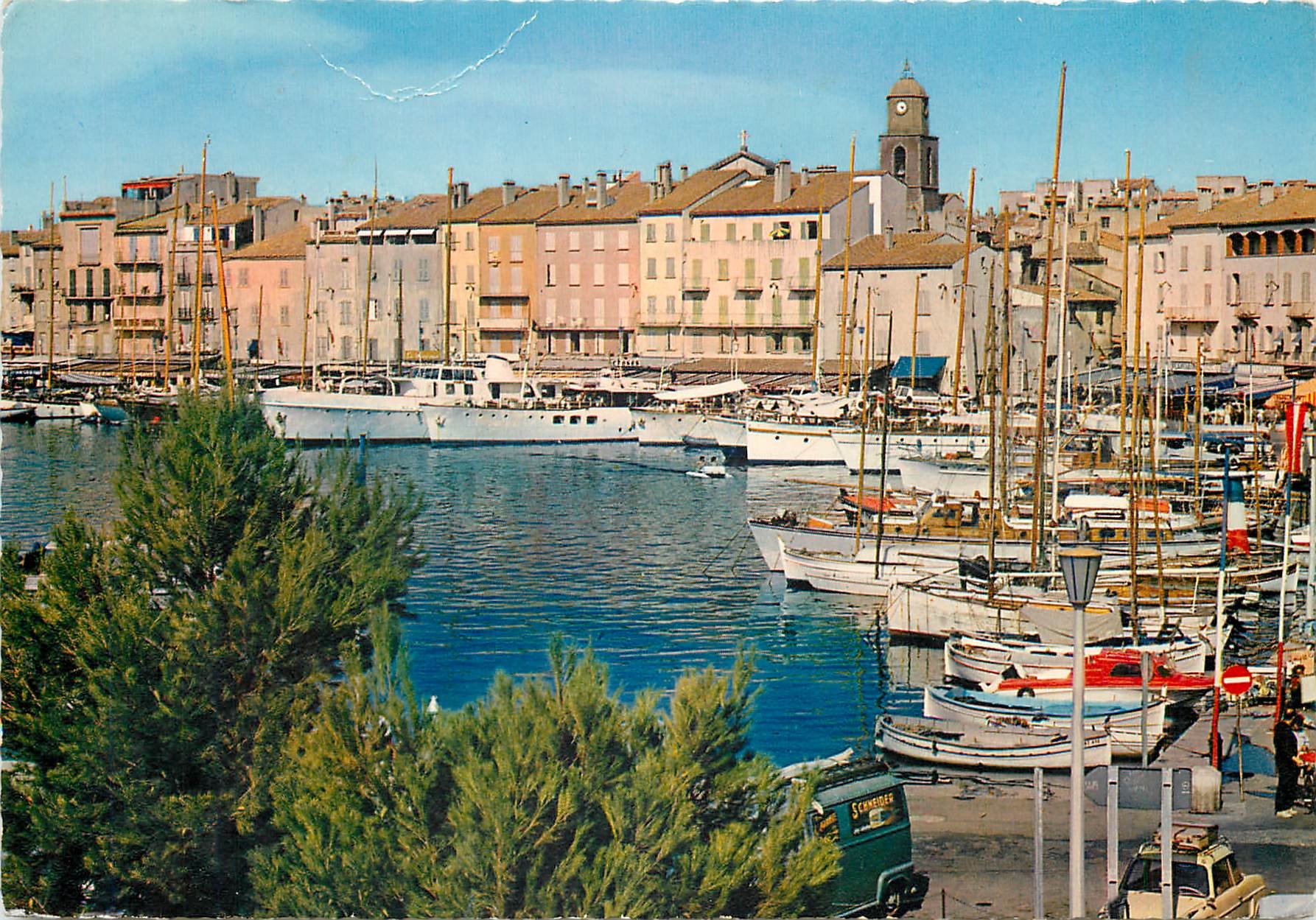 CPM La Cote des Maures Saint Tropez Var Le Port 