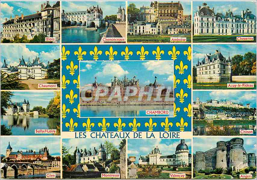 CPM Les Chateaux de la Loire Ses chateaux 