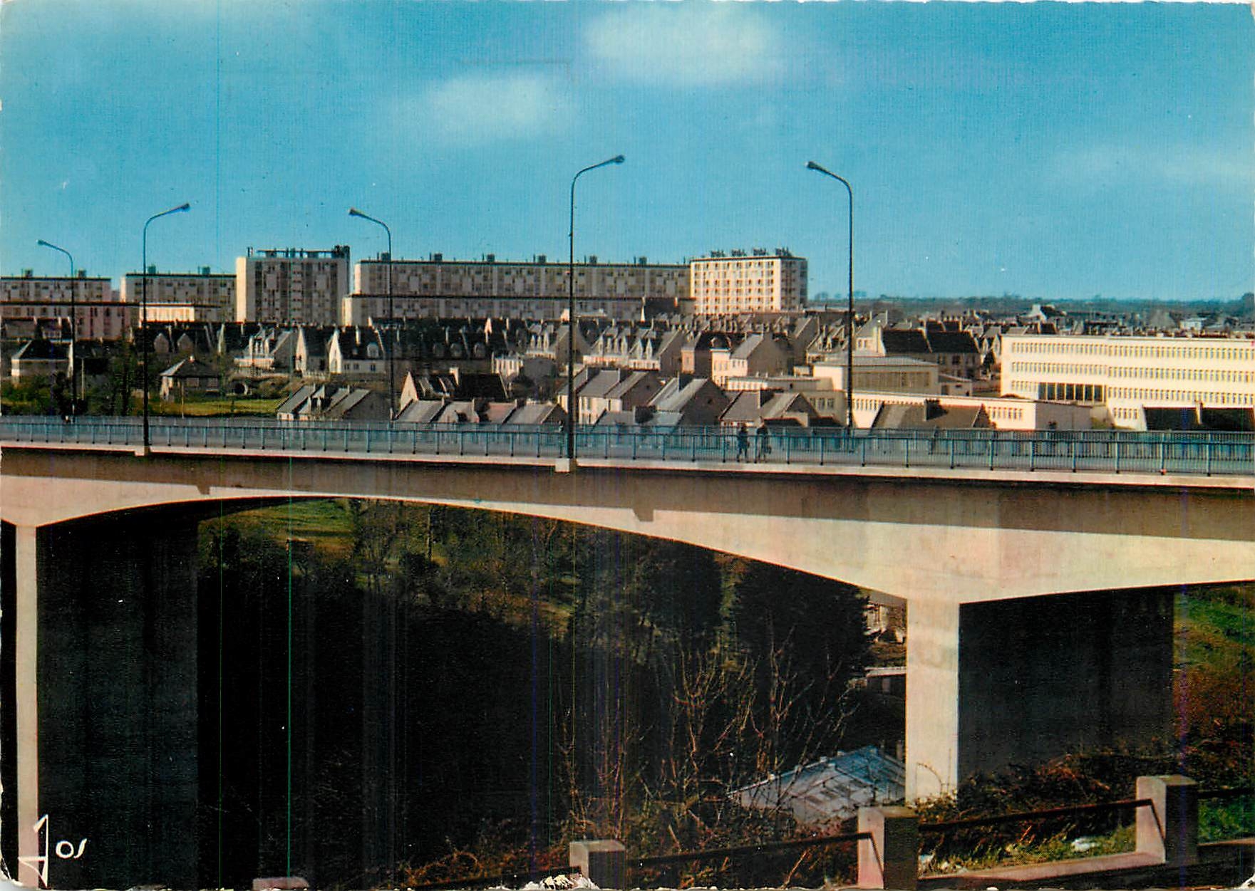 CPM Brest Finistere Le Pont du Bouguen vers le College scientifique 