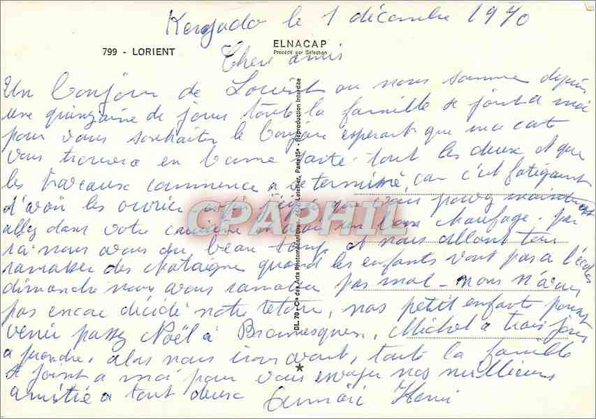 CPM Lorient  — Rückseite