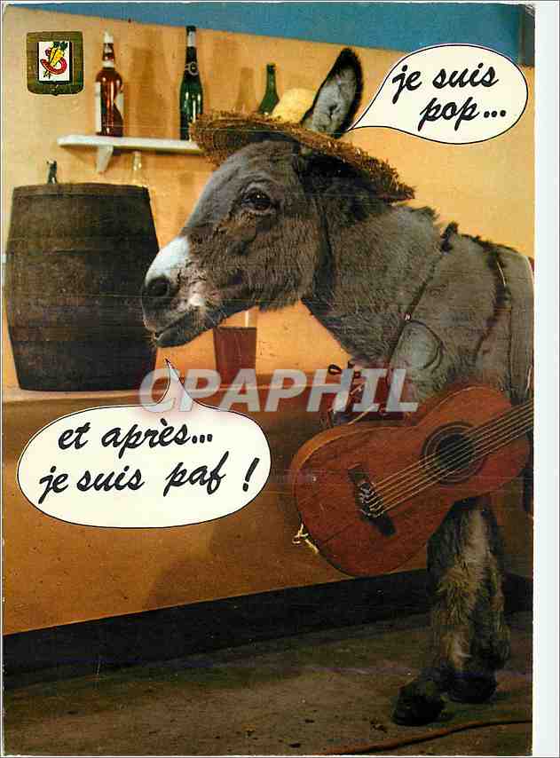 CPM Je suis pop et apres je suis paf Ane Mule