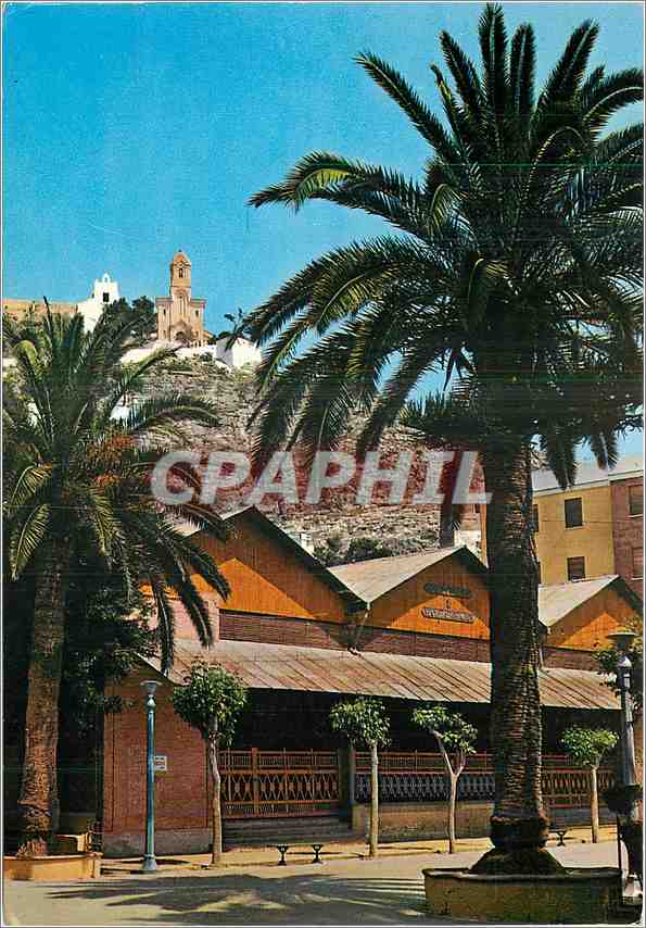 CPM Cullera Valencia Jardines del Mercado y Santuario del Castilo 