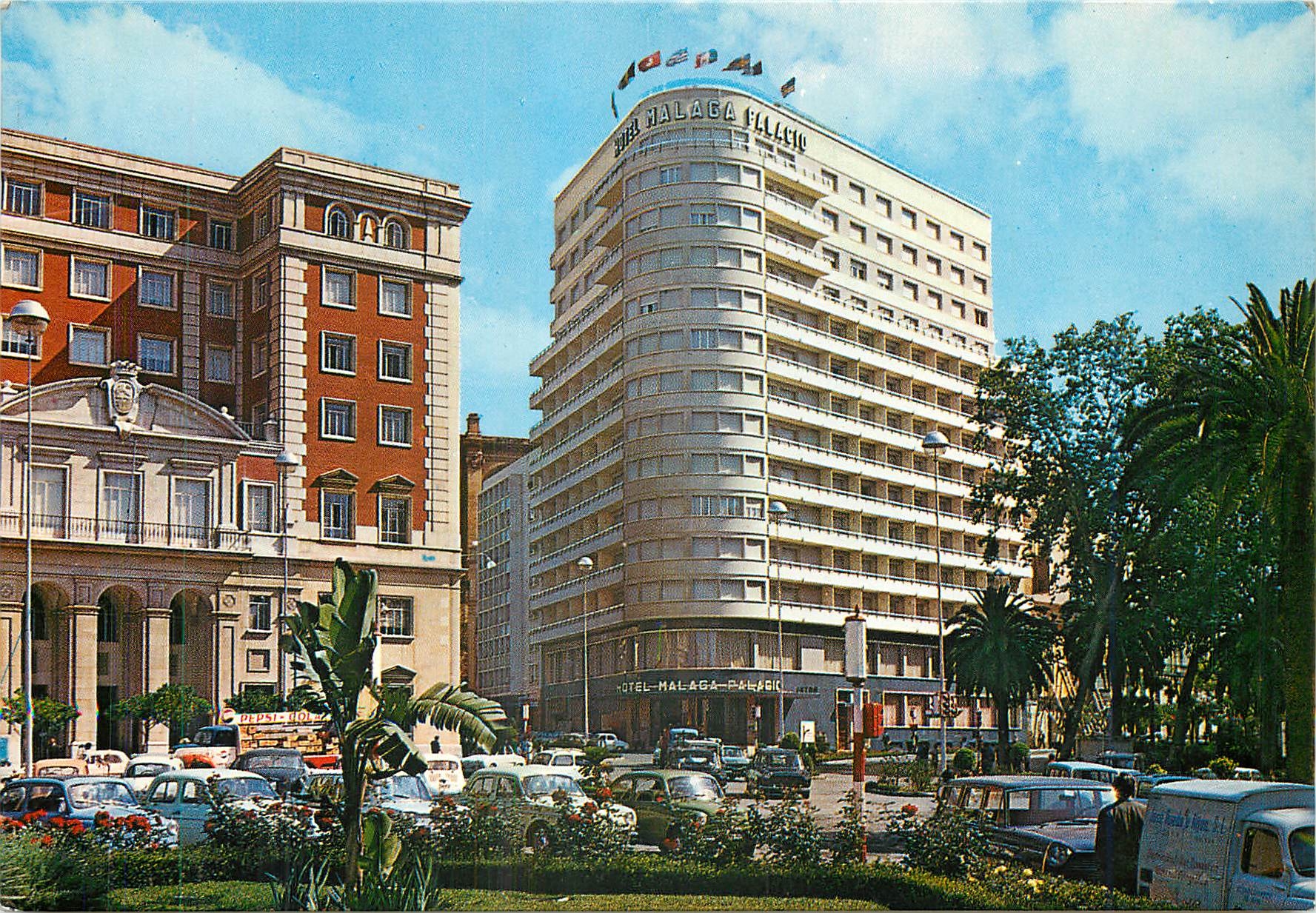 CPM Malaga Acera de la Marina Hotel Malaga Palacio 