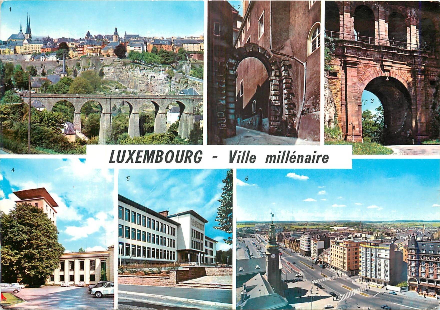 CPM Luxembourg Ville millenaire 