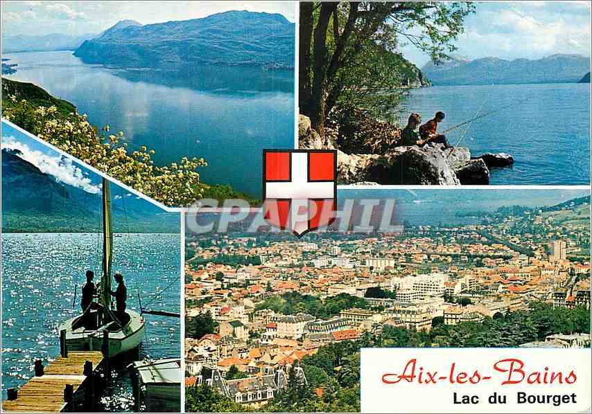 CPM Aix les Bains Lac du Bourget 