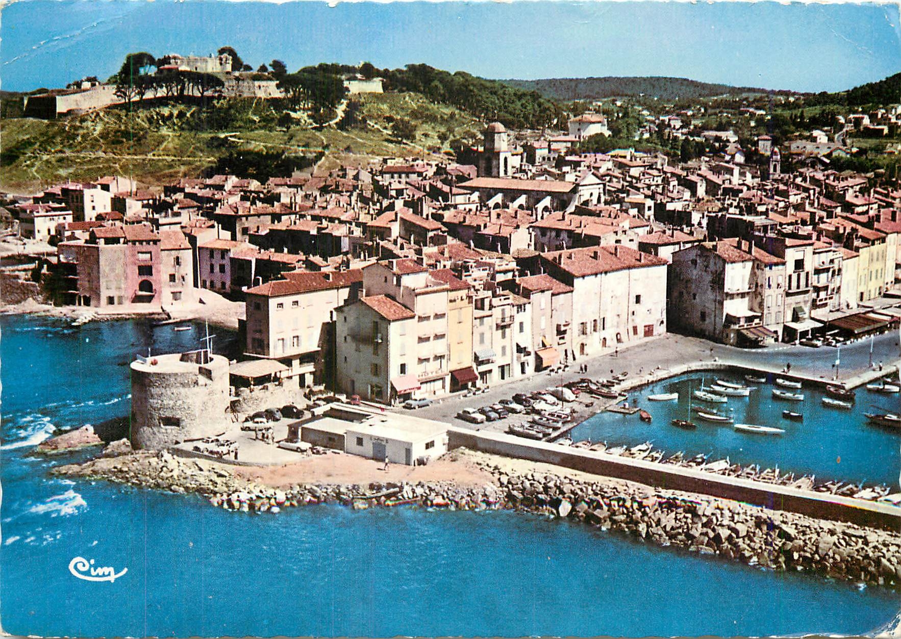 CPM Saint Tropez Var La Citadelle dominant la Ville 