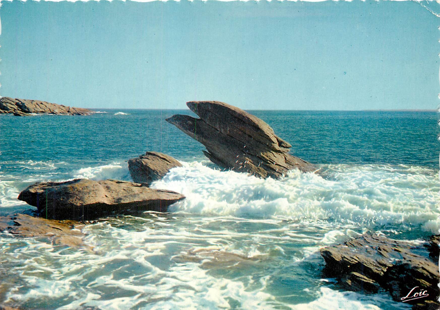 Pointe de Beg-er-Vil - Le Rocher de l'Aigle — Quiberon — Éditeur Mesny, P. 27, avenue du Mail, Rennes