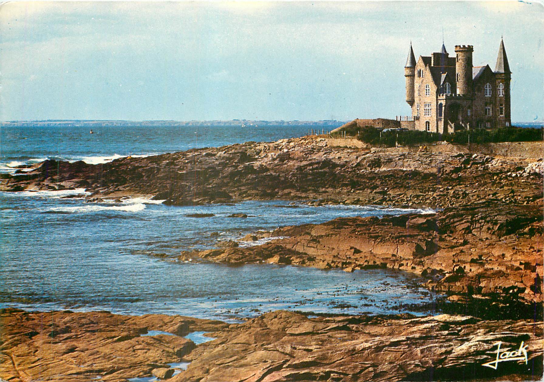 Château de la Pointe de Beg-er-Lan — Quiberon (Morbihan) — Édition d'Art JACQUES (Côte-Nord) n°718