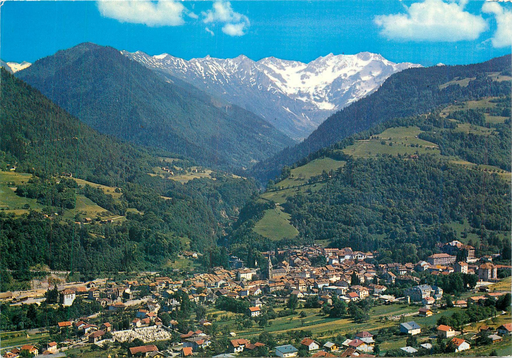 Allevard-les-Bains — Vue générale et le Glacier du Gleyzin (2697 m.) — Éditeur non visible