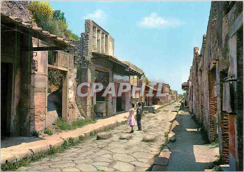 CPM Pompei Fouilles Rue de l'Abondance Etendue Orientale 