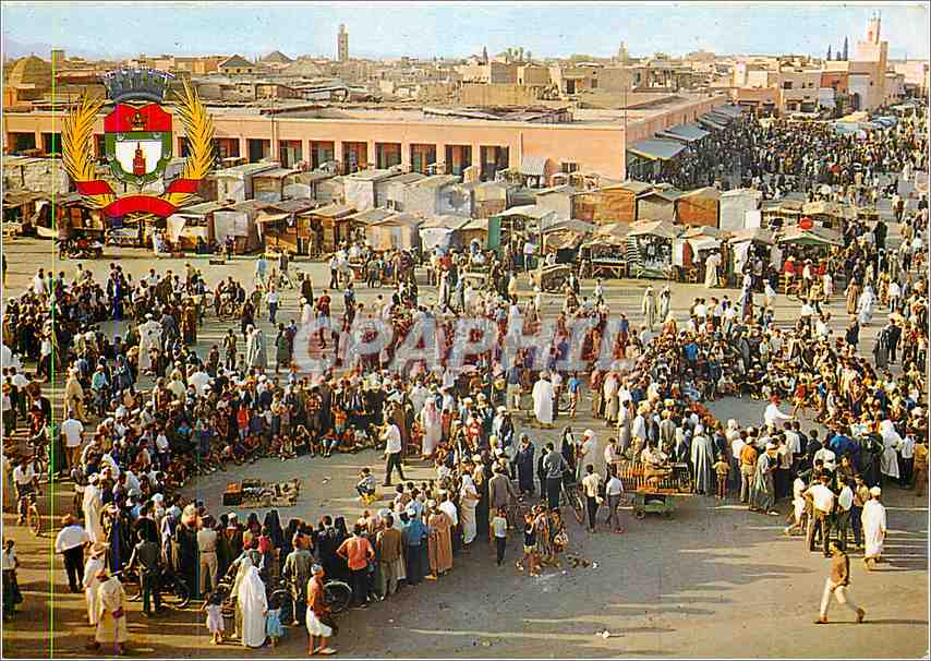 CPM La Celebre Place Djemaa El Fna a Marrakech 