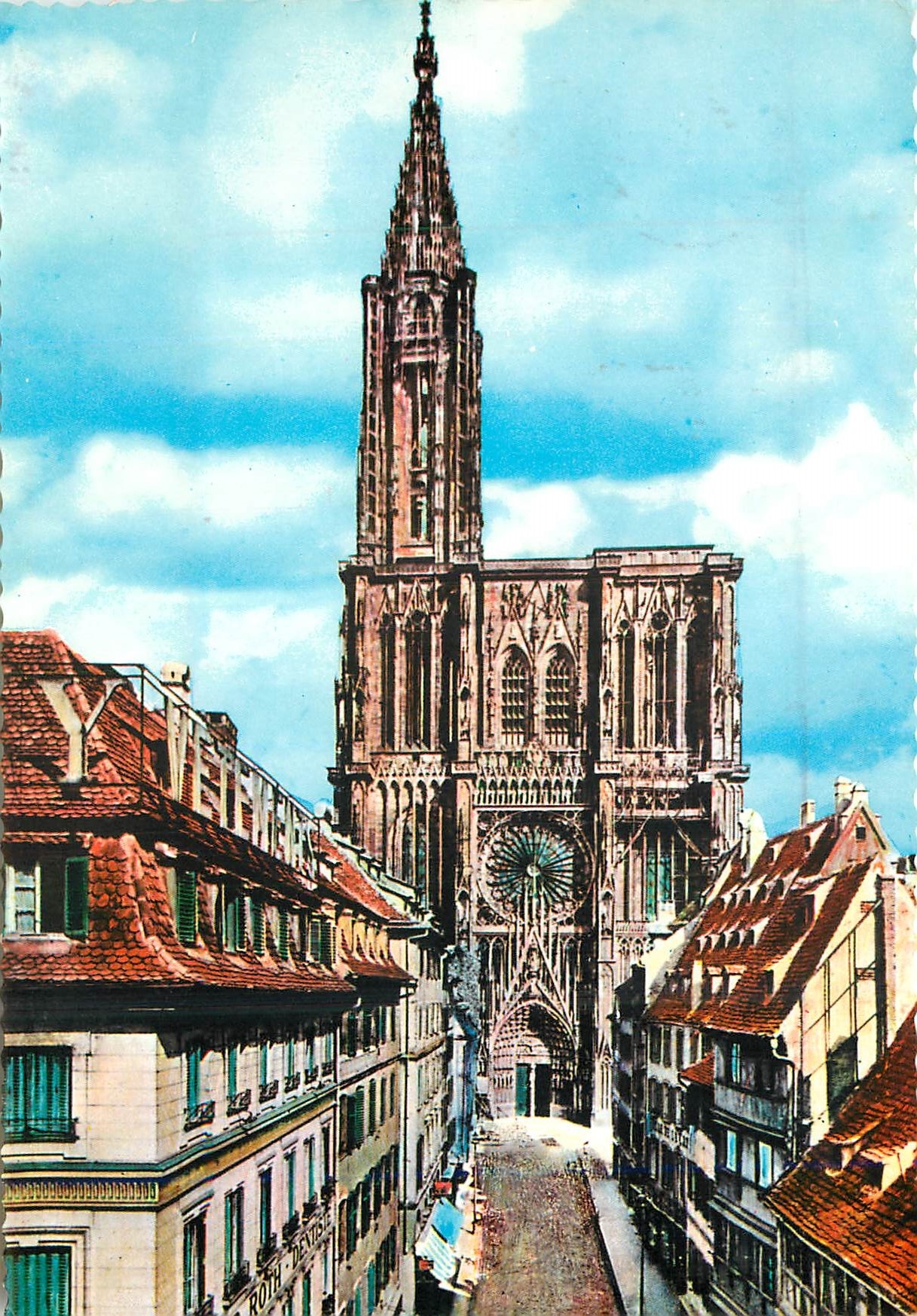 CPM Strasbourg La Cathedrale et la rue Merciere 