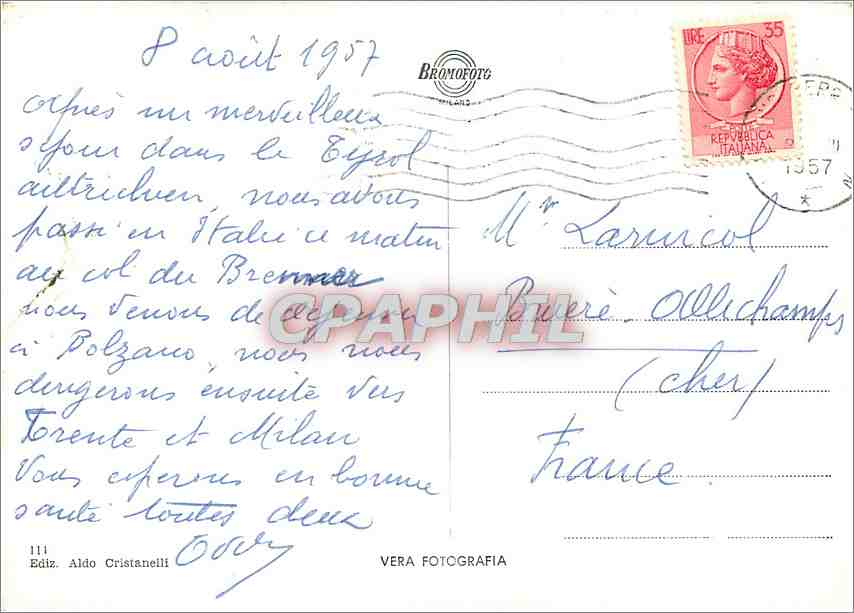 CPM Bolzano Bozen  — Rückseite