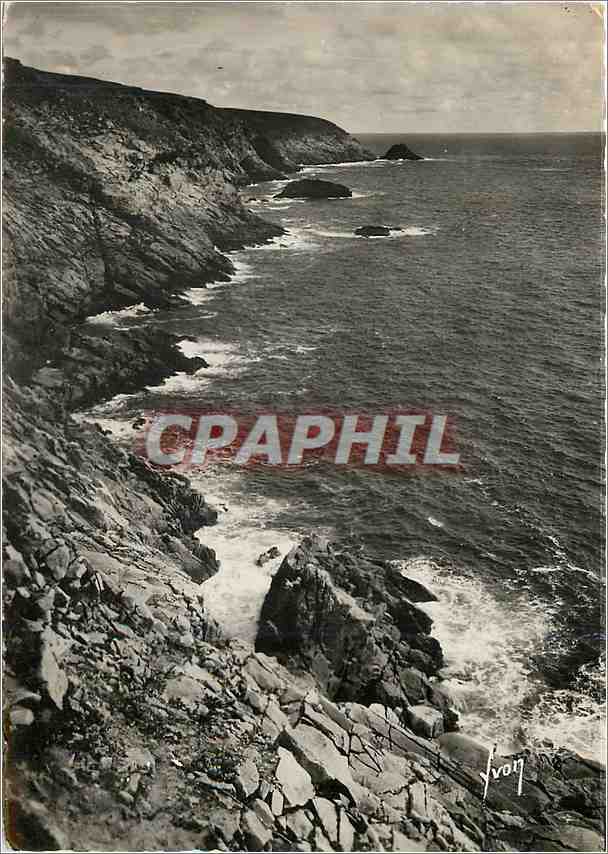 CPM Pointe du Raz Finistere Escarpements de la cote sud 