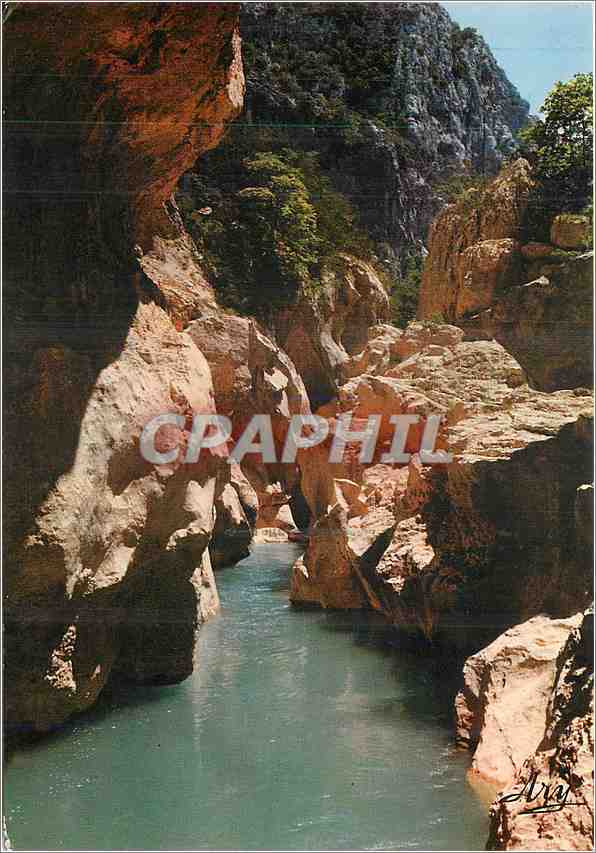 Les Gorges Pittoresques du Verdon — Au fond des Gorges du Styx — Édition ARYchrome, Marseille