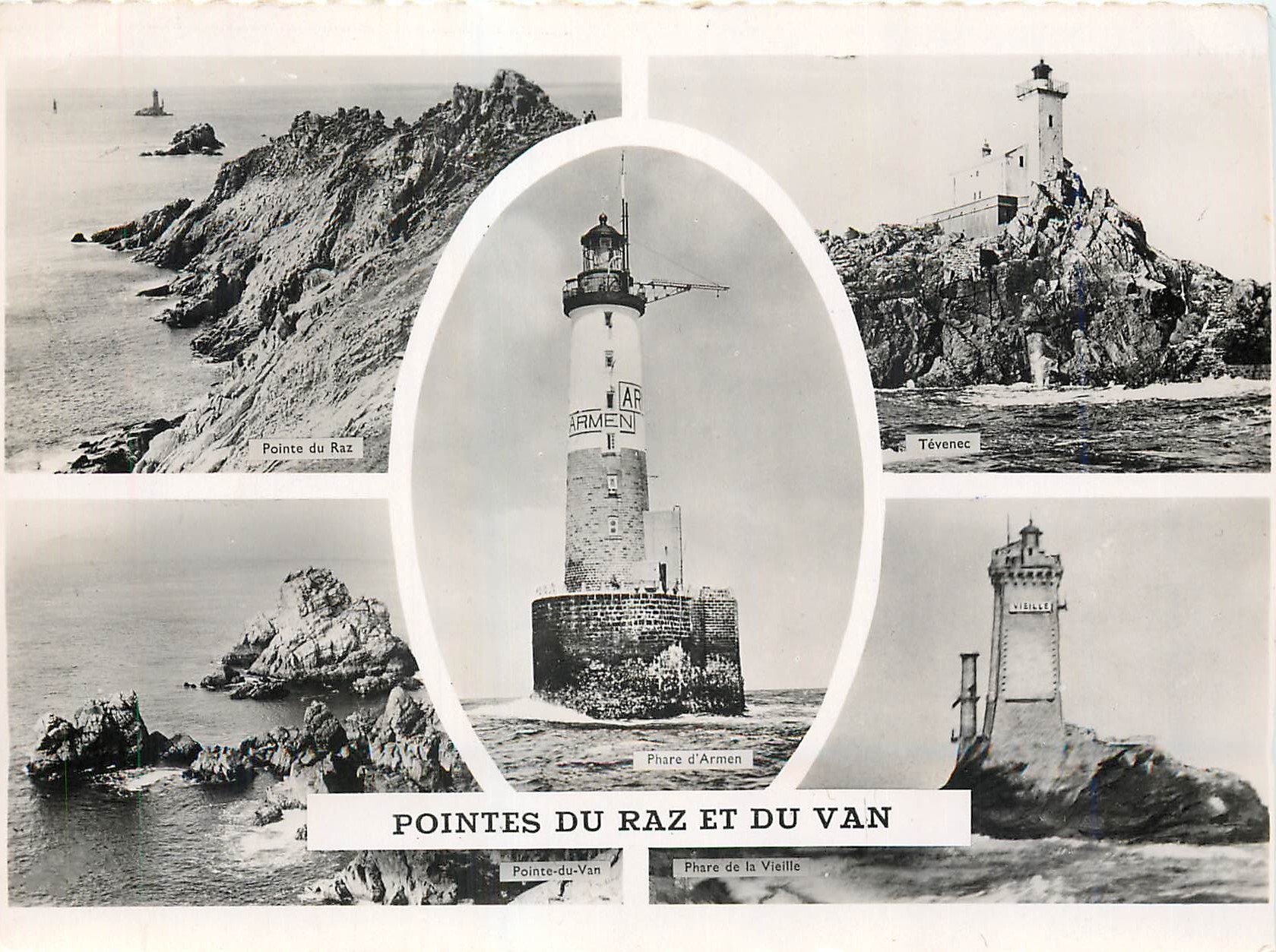 CPM Pointes du Raz et du Van Phares Tevenec
