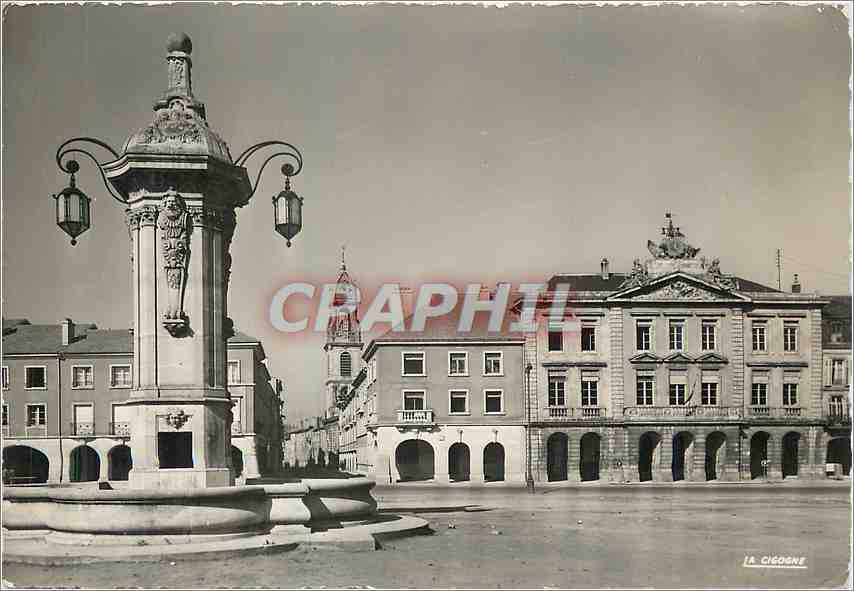 CPM Pont a Mousson M et M Place Duroc et Hotel de Ville 