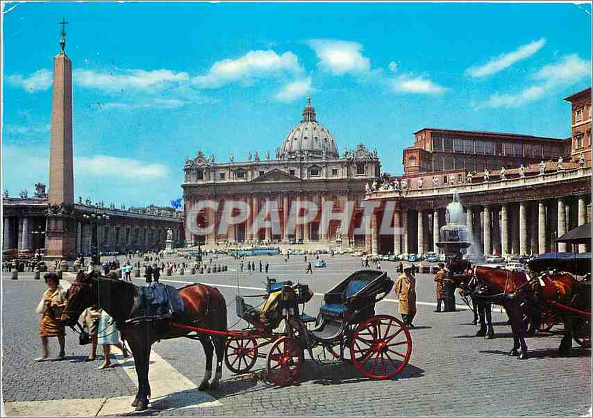 CPM Citta del Vaticano Place et Basilique de St Pierre 