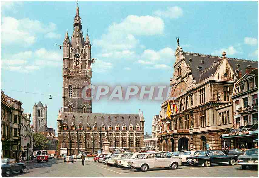 CPM Gand Beffroi et Theatre Royal Neerlandais 