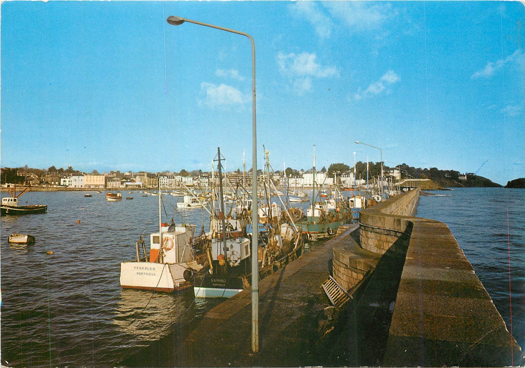 Port de Penzale, Portscatho — vue du port avec bateaux — éditeur non visible