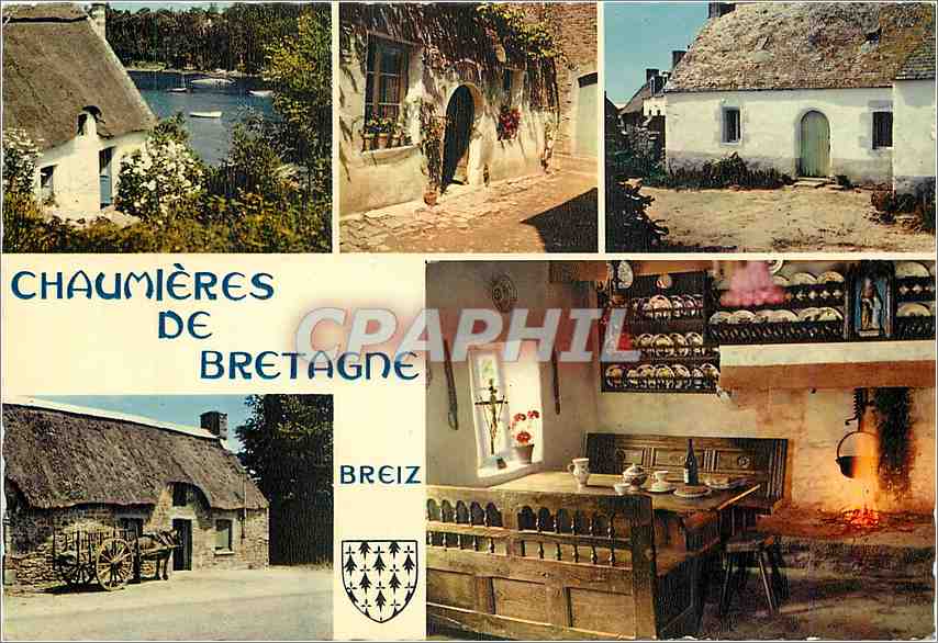Chaumières de Bretagne — Breiz — Éditions d'Art Iris-Lib Doré