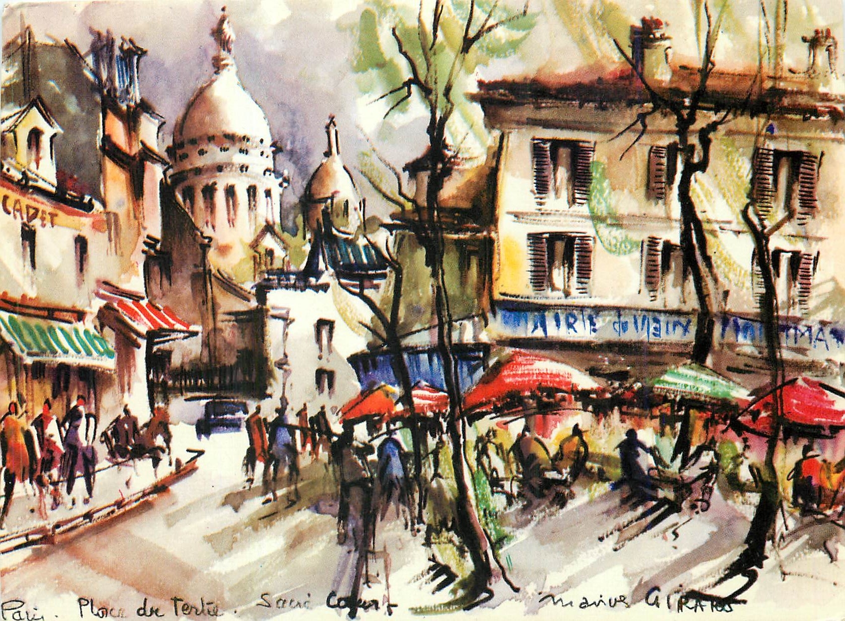 CPM Paris rue de la Chaussee 