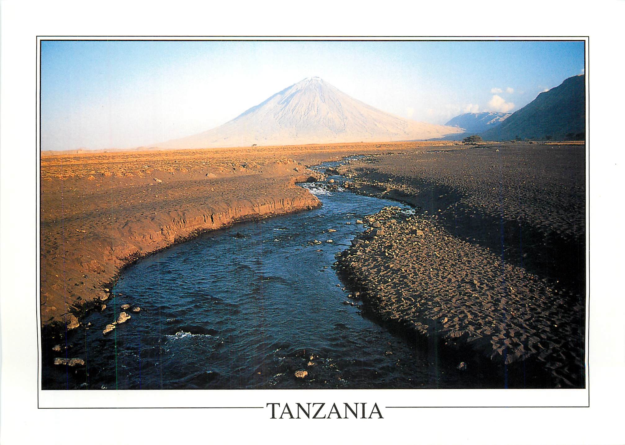 CPM Ngare Sero River with Oldonyo Lengai Lake Natron Area Tanzania 